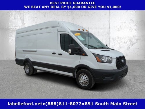 2024 Ford Transit Cargo Van T-350 HD 148" EL Hi Rf 9950 GVWR DRW RWD