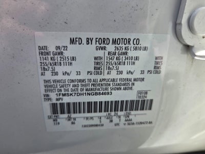 2022 Ford Explorer XLT