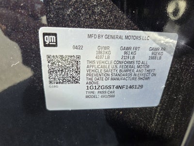 2022 Chevrolet Malibu RS