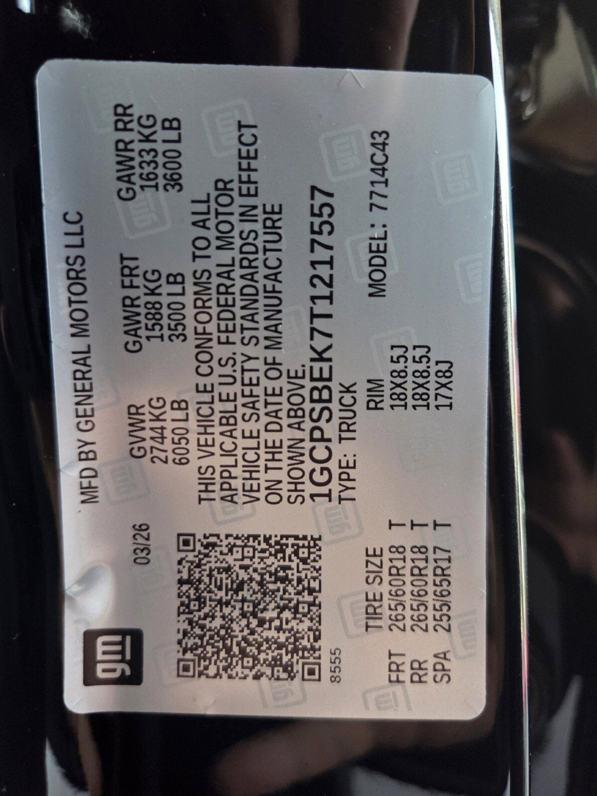 2026 Chevrolet Colorado WT