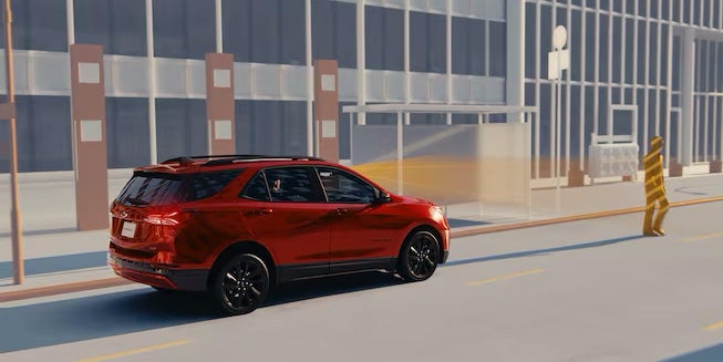 Chevrolet Equinox distance indicator side view