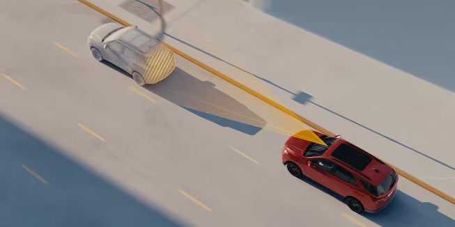 Chevrolet Equinox distance indicator birds eye view