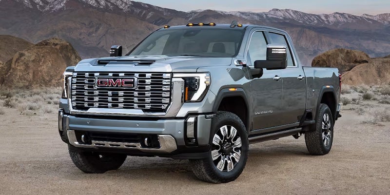 Chevrolet Sierra HD parked in the desert
